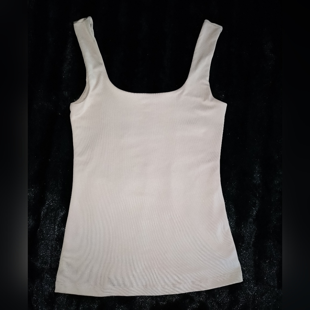 Light rose/ pale beige colored tank top